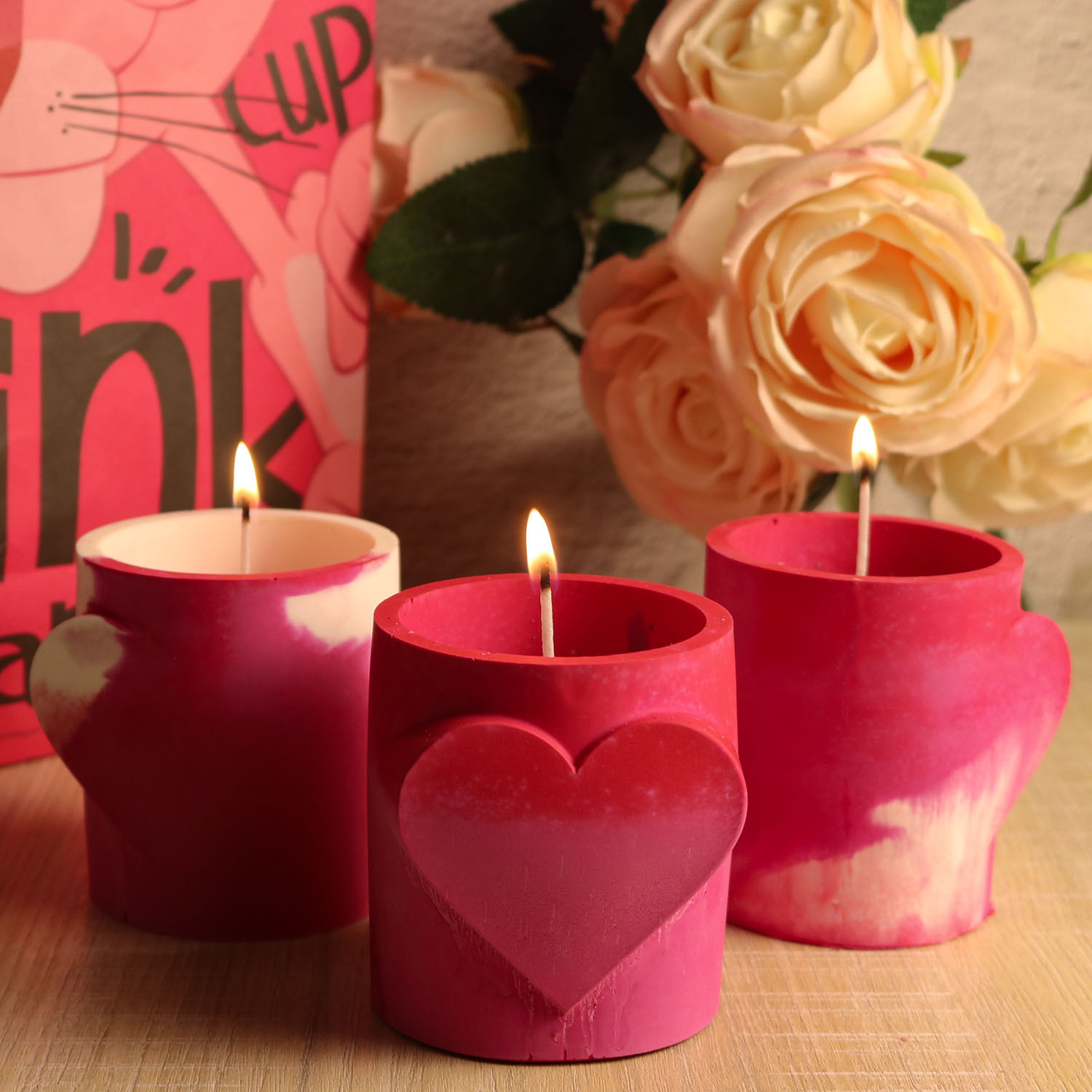 Soap Making Scents - Love Candle Cup Scented Candle Silicone