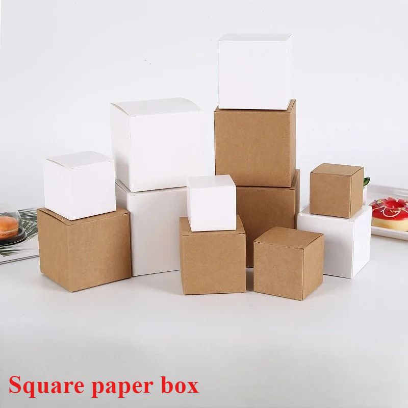 Kraft Soap Label - 20/50/80pcs Brown Kraft Paper Box For