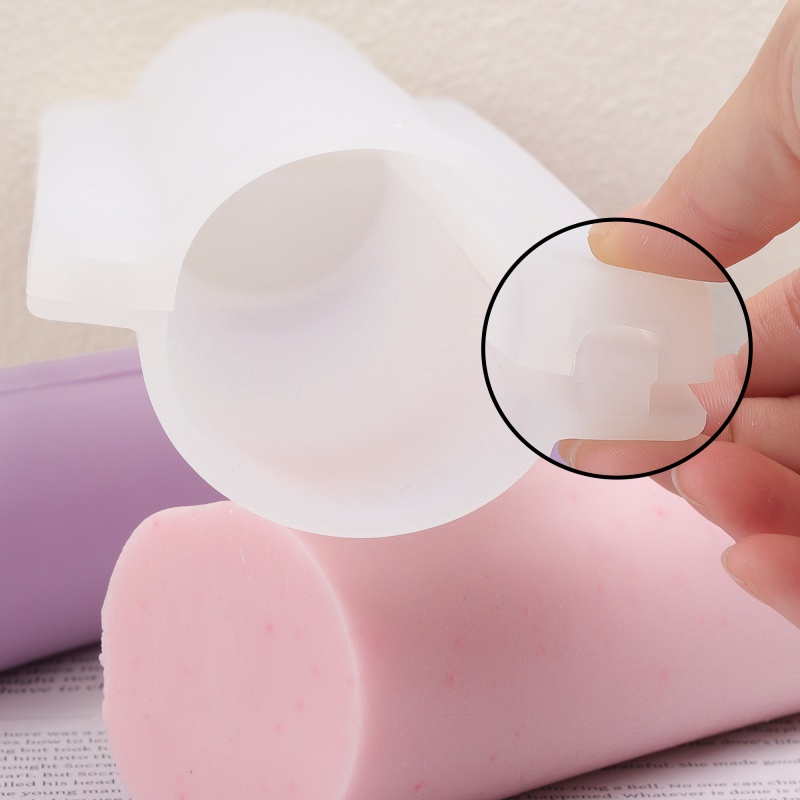 Soap Making At Home - Long Heart Column Silicone Soap Loaf