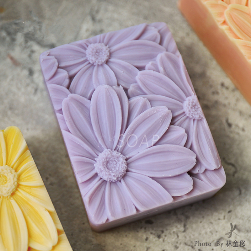 Soap Making Guide For Beginners - Newest!!!3d Elegant Sunflower Soap Mold Rectangle