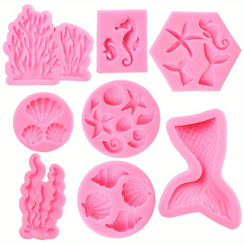 Soap Making Guide For Beginners - One Set8Seal fairy-shaped silicone mold，Very suitable