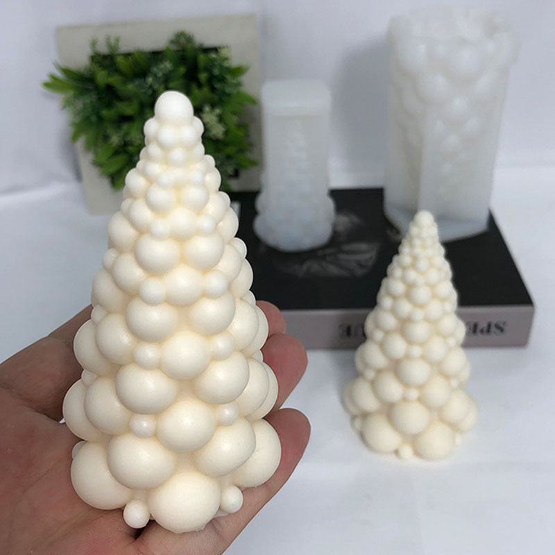Soap Making Scents - 3D Bubble Christmas Tree Silicone Candle