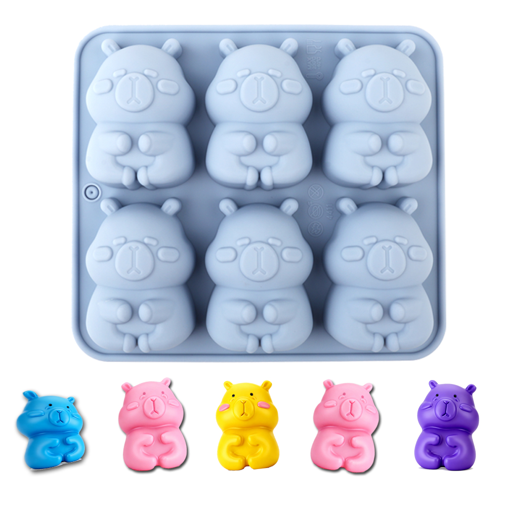 Soap Making Guide For Beginners - 1 Silicone Cake Mold in the
