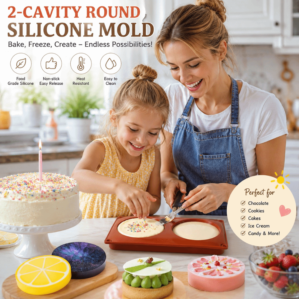 Soap Making Guide For Beginners - Cylinder Shaped Silicone Baking Mold Large