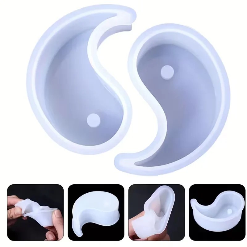 Soap Making Book - 2pcs Yin Yang Tai Chi Round