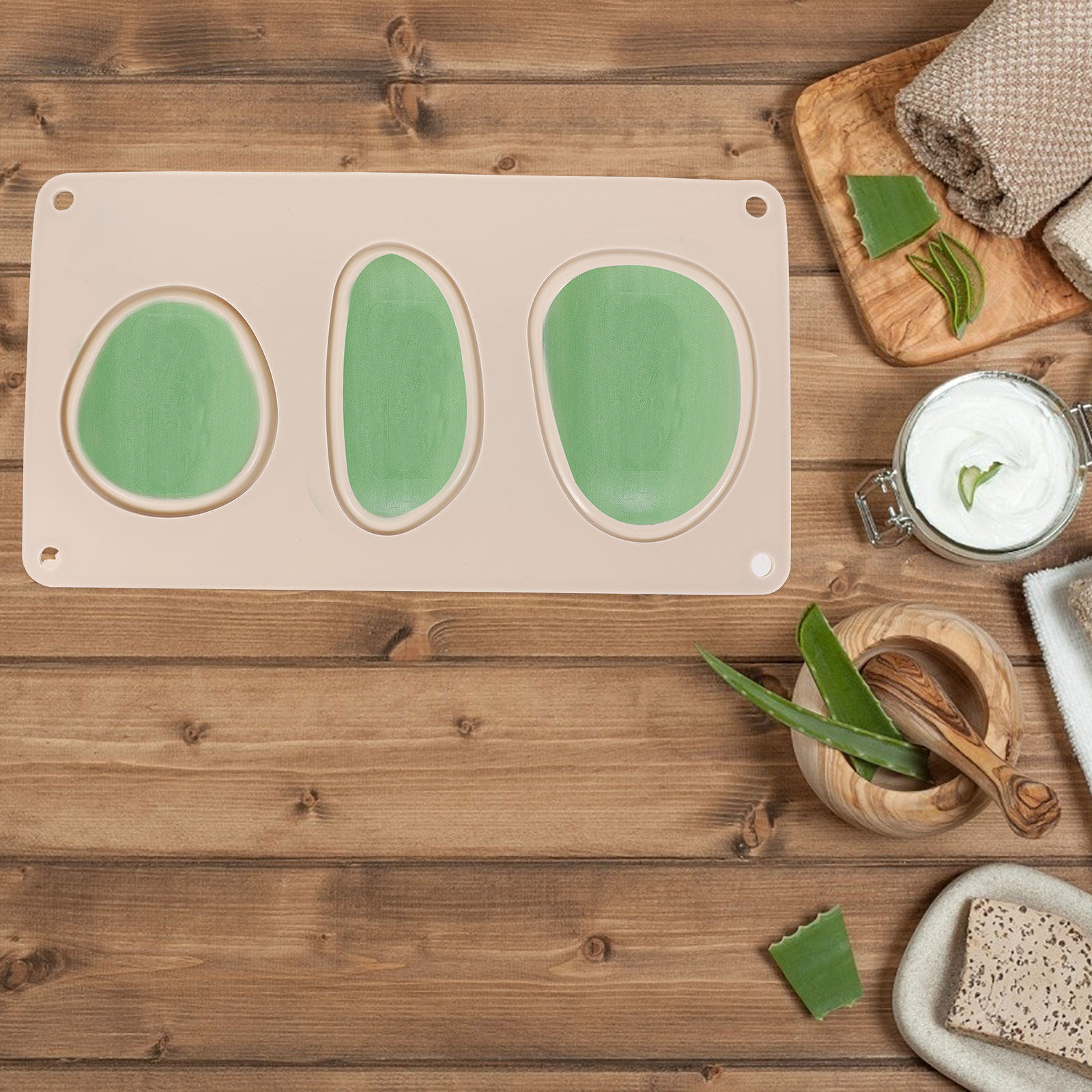 Soap Making Book - 1Pcs Silicone Manual Soap Mold Oval
