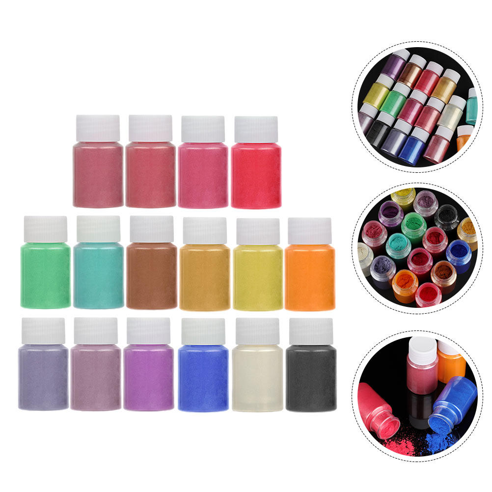Soap Making Diy - 16 Colors Pearlescent Powder Pigment for