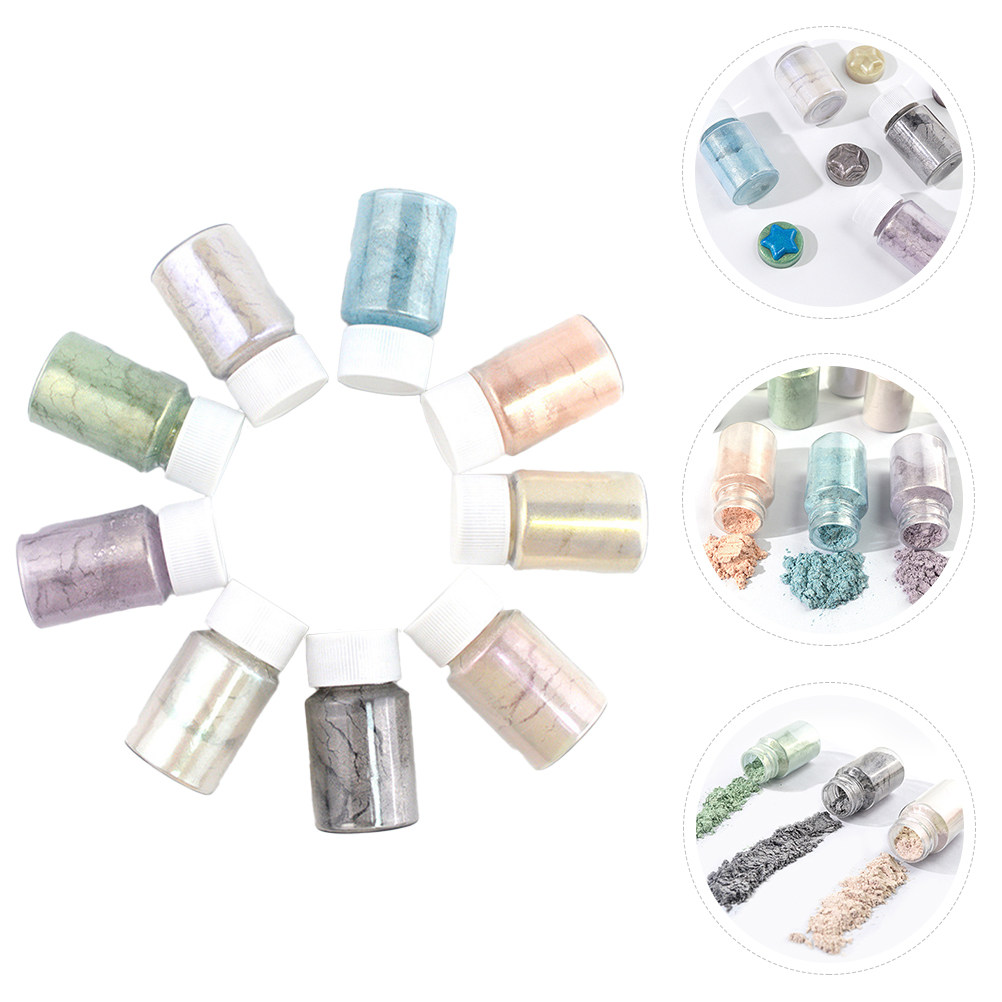 Soap Making Diy - 9Pcs Exquisite Mica Pigment Powder Set