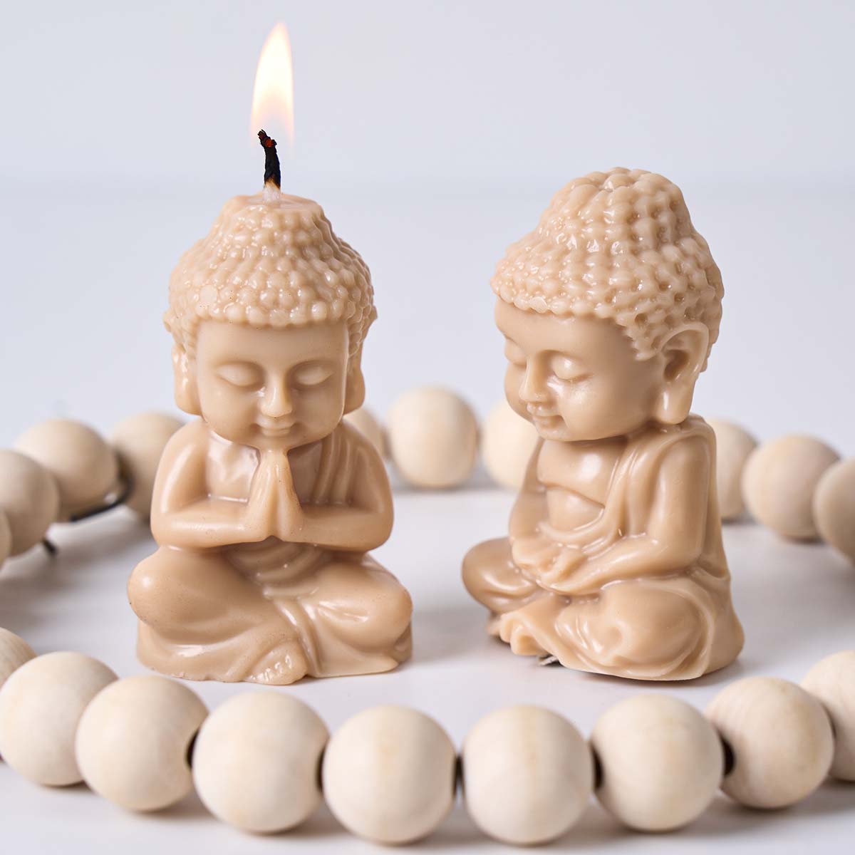 Soap Making Guide For Beginners - Little Buddha Silicone Candle Mold DIY