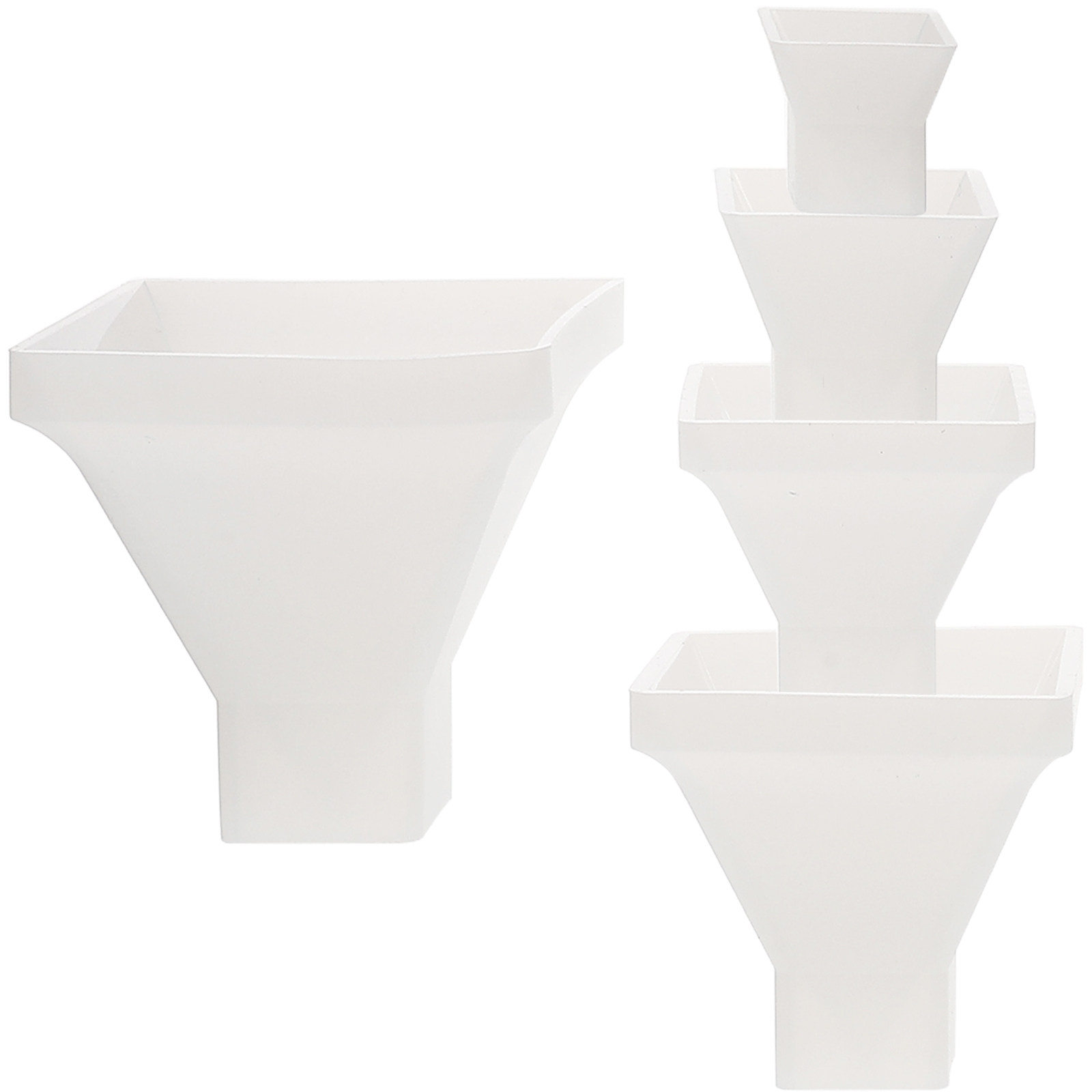 Soap Making Diy - 5Pcs Pyramid Silicone Mold DIY Resin