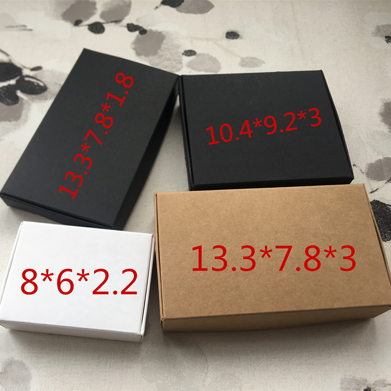 100pcs Blank Black Paper Gift  - огляд і ціна Kraft Soap Label