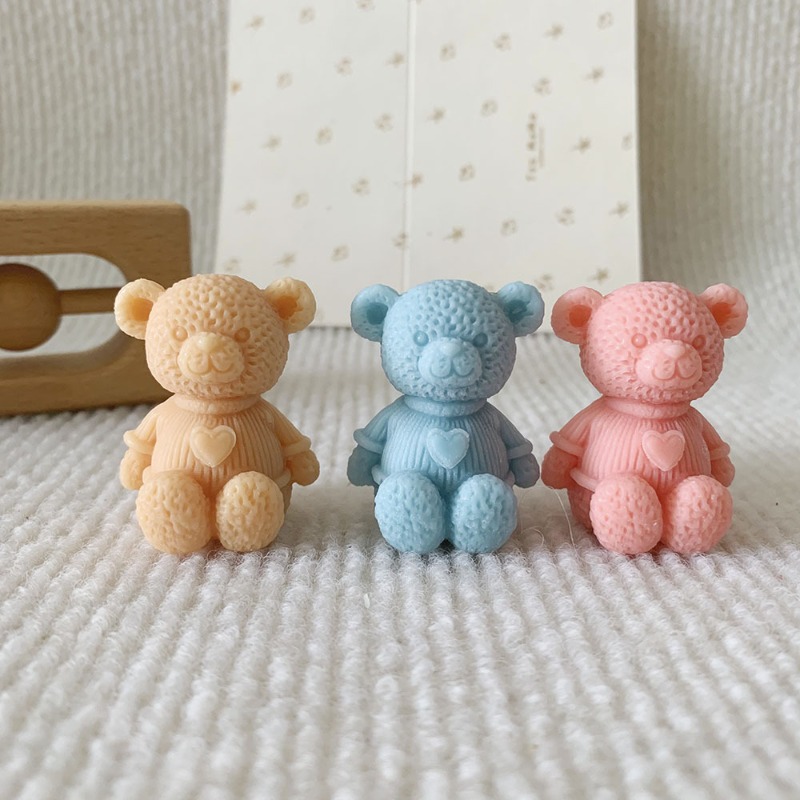 Mini Love Bear Candle Silicone - огляд і ціна Soap Making Guide For Beginners
