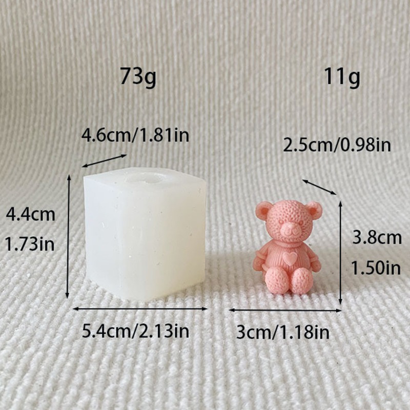 Mini Love Bear Candle Silicone - огляд і ціна Soap Making Guide For Beginners
