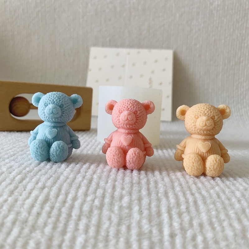 Mini Love Bear Candle Silicone - огляд і ціна Soap Making Guide For Beginners