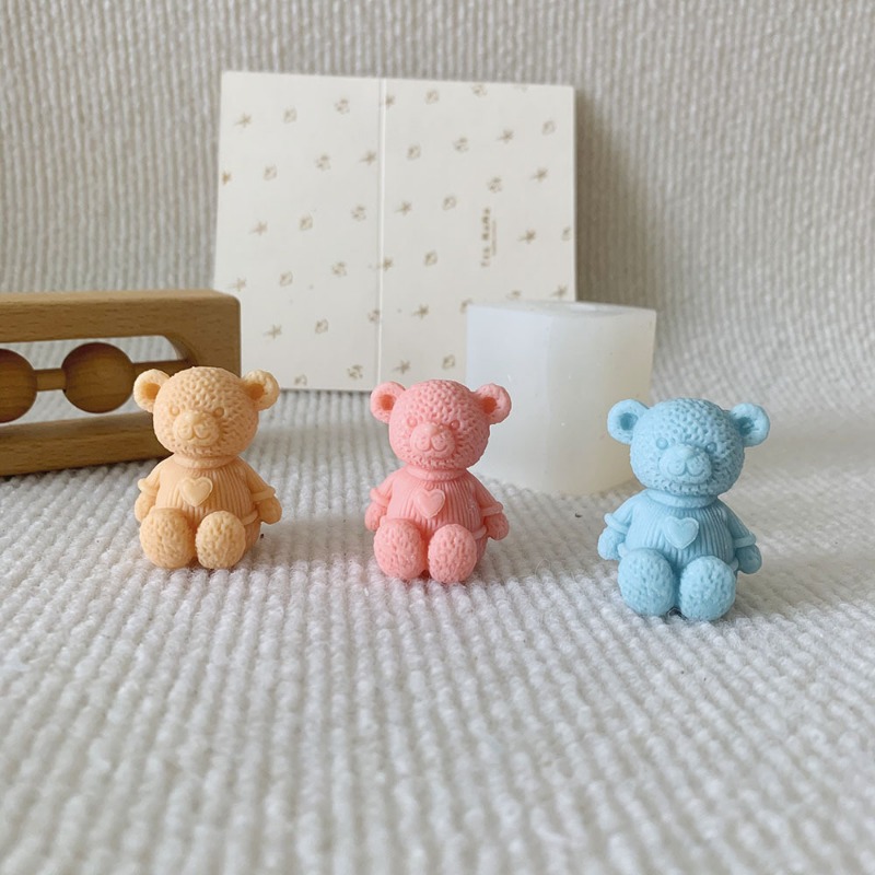 Mini Love Bear Candle Silicone - огляд і ціна Soap Making Guide For Beginners