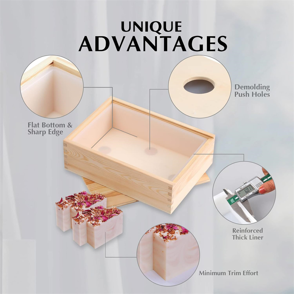 Large Soap Molds Rectangle Sil - огляд і ціна Soap Making Book