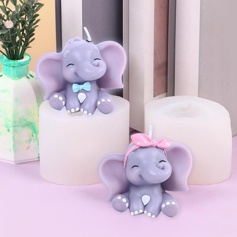 Cute 3D Elephant Silicone Cand - огляд і ціна Soap Making Gloves