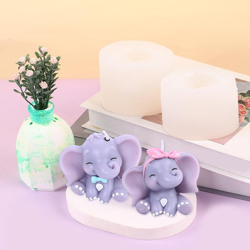 Cute 3D Elephant Silicone Cand - огляд і ціна Soap Making Gloves