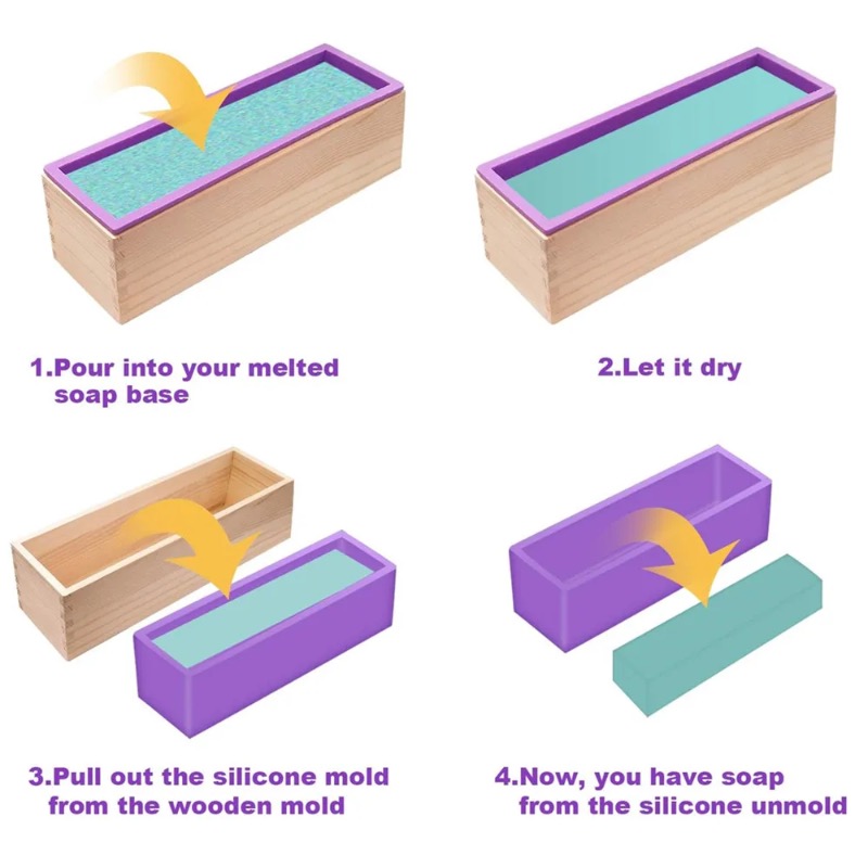 Flexible Silicone Soap Mold Re - огляд і ціна Soap Making Book