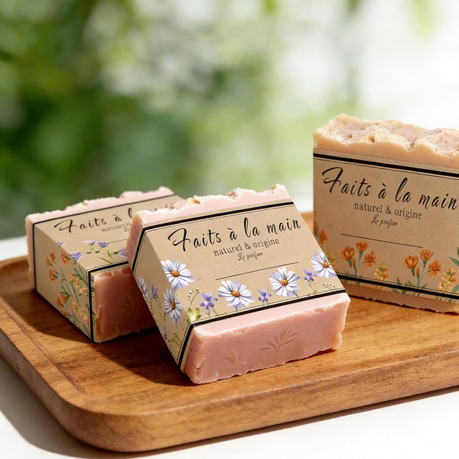 120pcs Soap Wrappers Labels 8. - огляд і ціна Kraft Soap Label