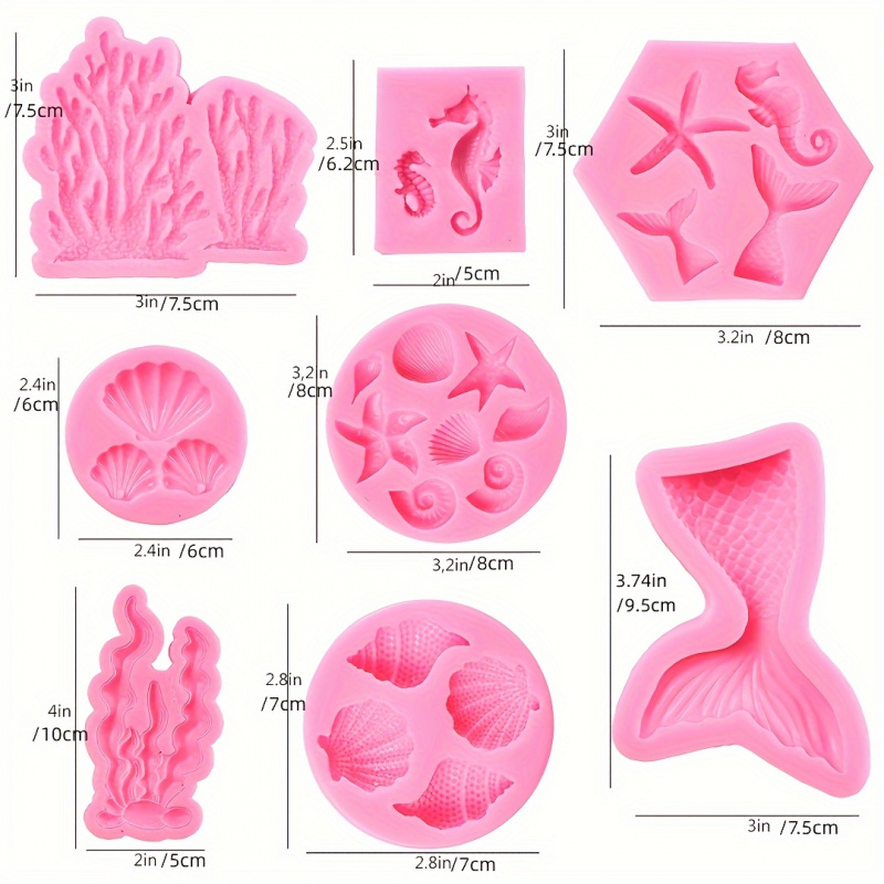 One Set8Seal fairy-shaped sili - огляд і ціна Soap Making Guide For Beginners