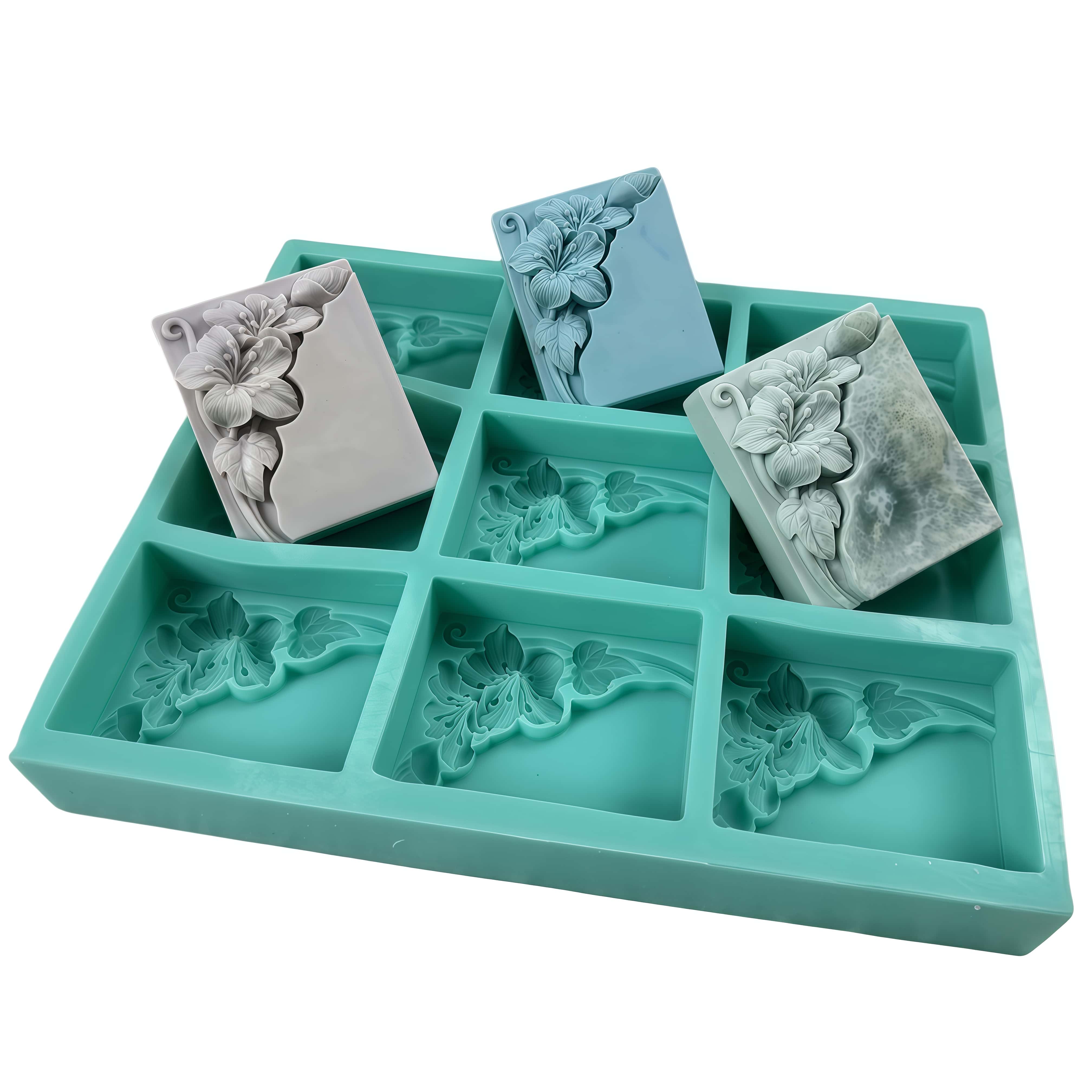 9 Cavities Tung Flower Soap Mo - огляд і ціна Soap Making Book