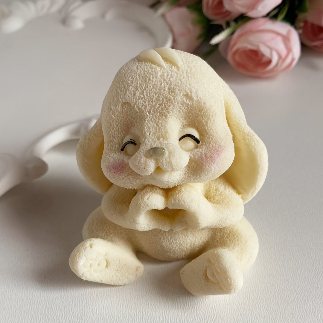 1pc Adorable Rabbit Resin Sili - огляд і ціна Soap Making Gloves