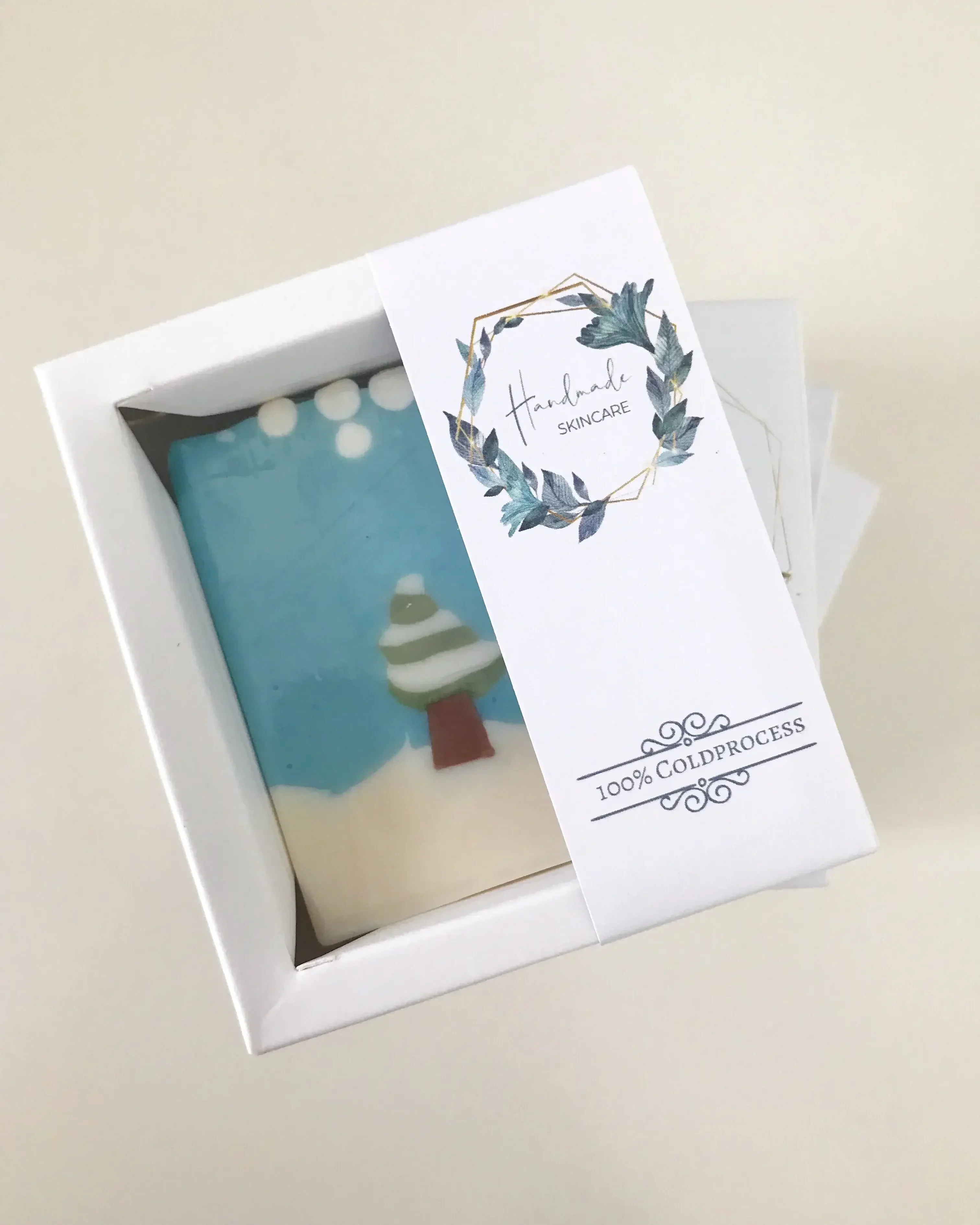 50pcs/Lot White Paper Box Soap - огляд і ціна Kraft Soap Label