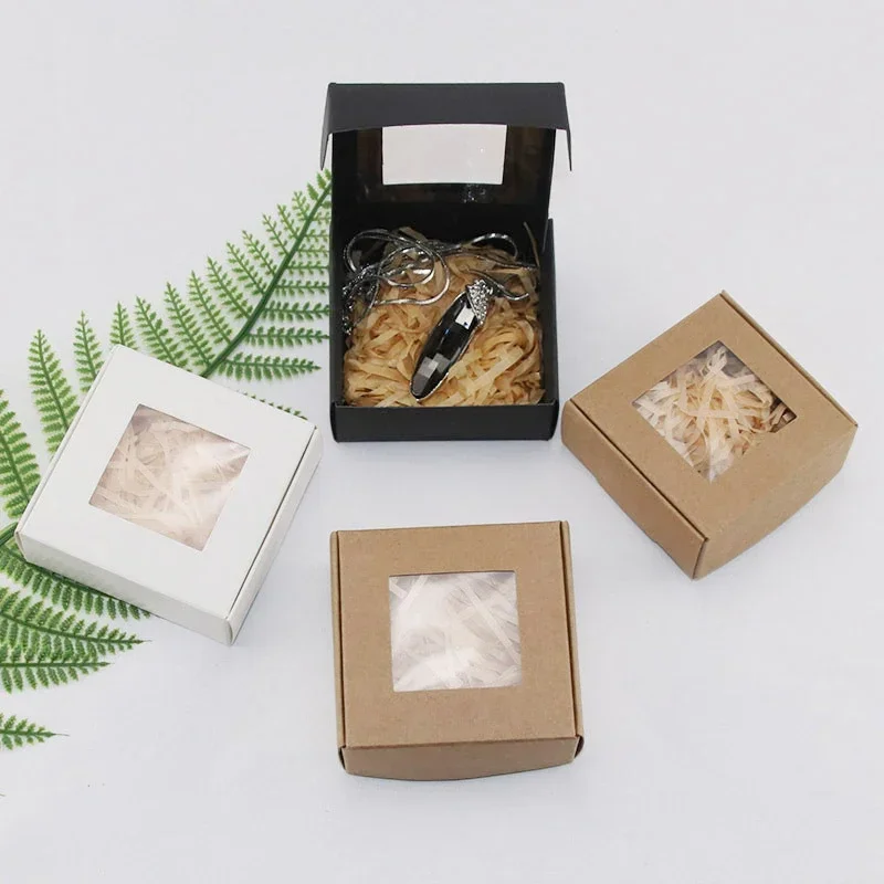 50Pcs Kraft Paper Candy Box Tr - огляд і ціна Kraft Soap Label