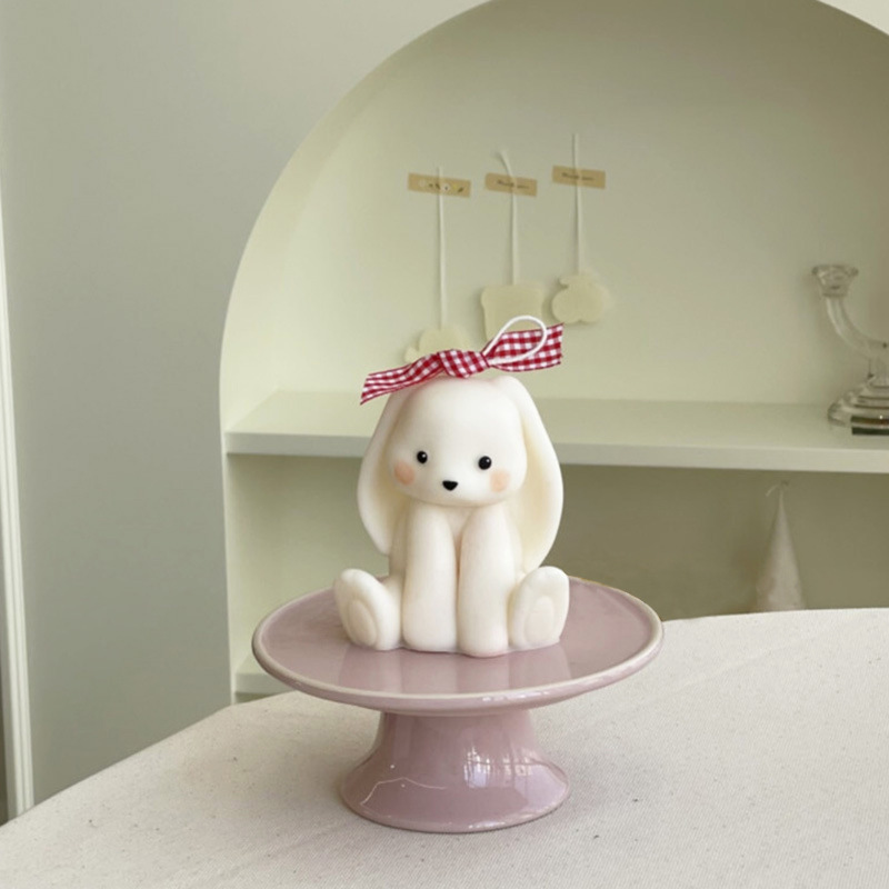 Sitting Rabbit Silicone Candle - огляд і ціна Soap Making At Home