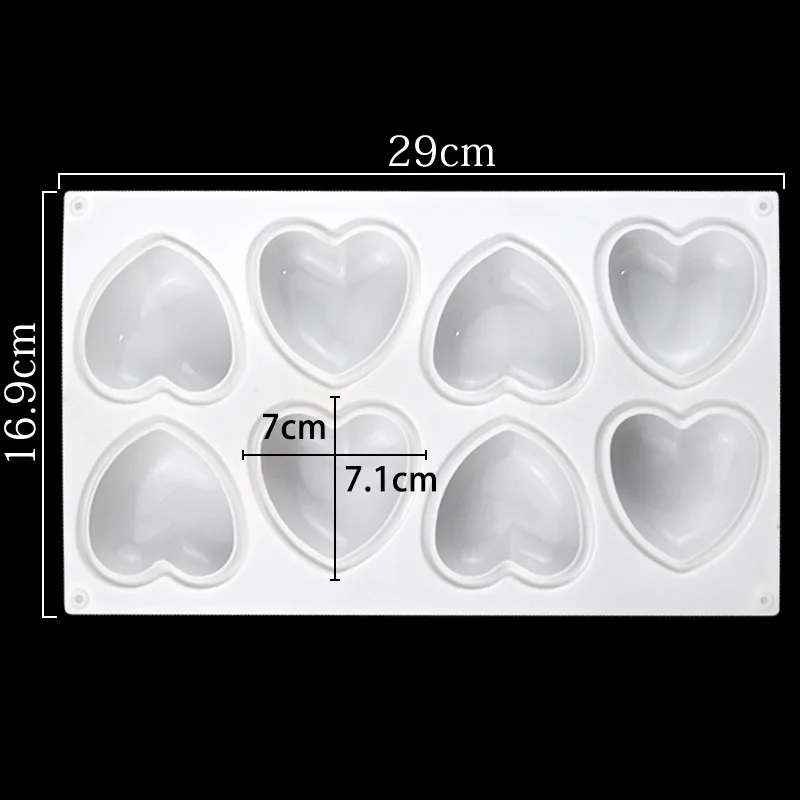 Love Heart Silicone Soap Mold  - огляд і ціна Soap Making Gloves
