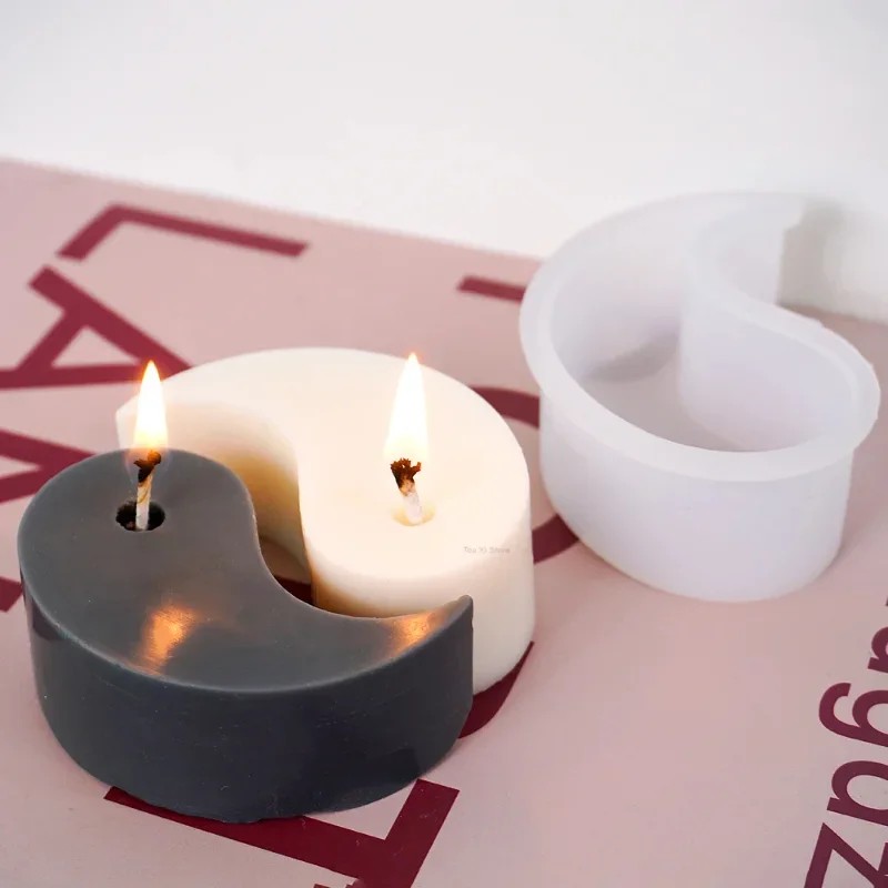 2pcs Yin Yang Tai Chi Round Si - огляд і ціна Soap Making Book