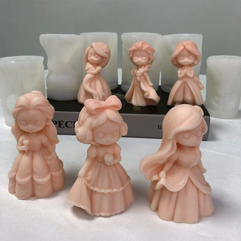 6 Princess Doll Silicone Candl - огляд і ціна Soap Making At Home