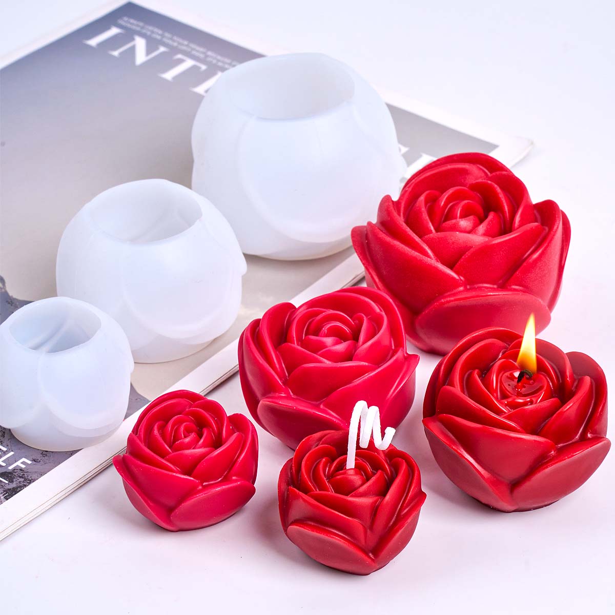 3D Flower Shape Silicone Candl - огляд і ціна Soap Making Scents