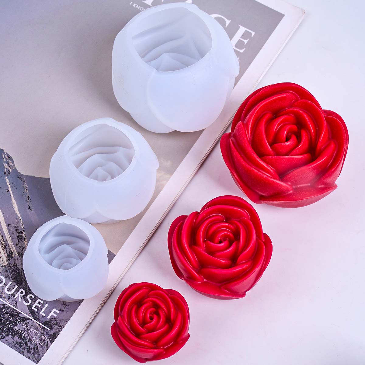 3D Flower Shape Silicone Candl - огляд і ціна Soap Making Scents