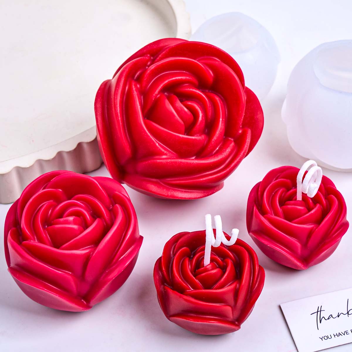 3D Flower Shape Silicone Candl - огляд і ціна Soap Making Scents