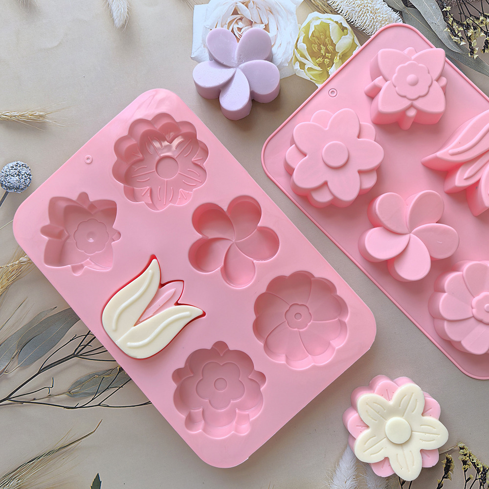 kinds Flower Silicone Molds Di - огляд і ціна Soap Making Guide For Beginners