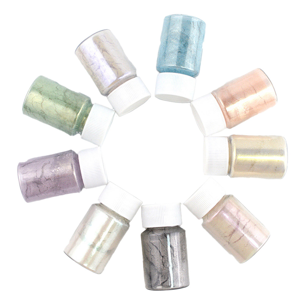 9Pcs Exquisite Mica Pigment Po - огляд і ціна Soap Making Diy