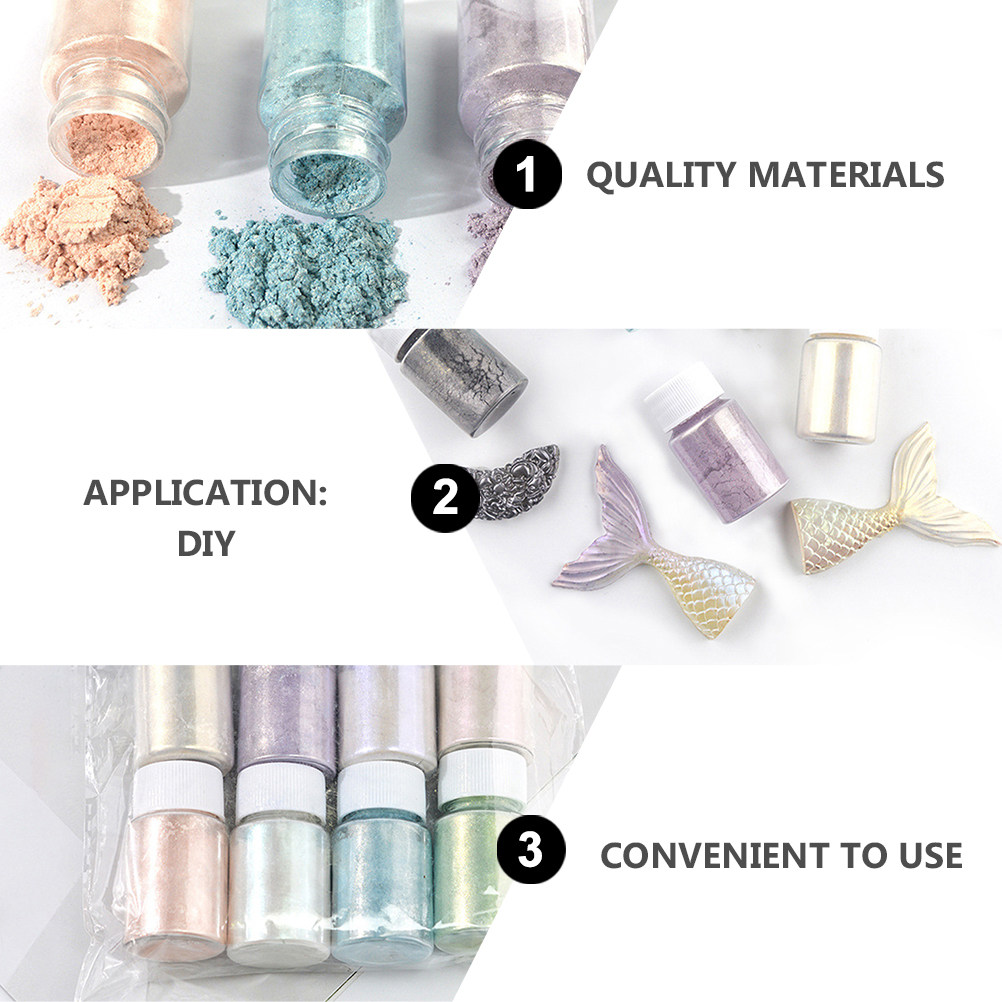 9Pcs Exquisite Mica Pigment Po - огляд і ціна Soap Making Diy