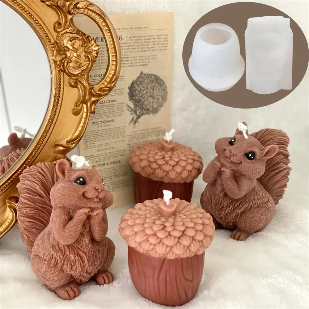 Cute Squirrel Candle Silicone  - огляд і ціна Soap Making Scents