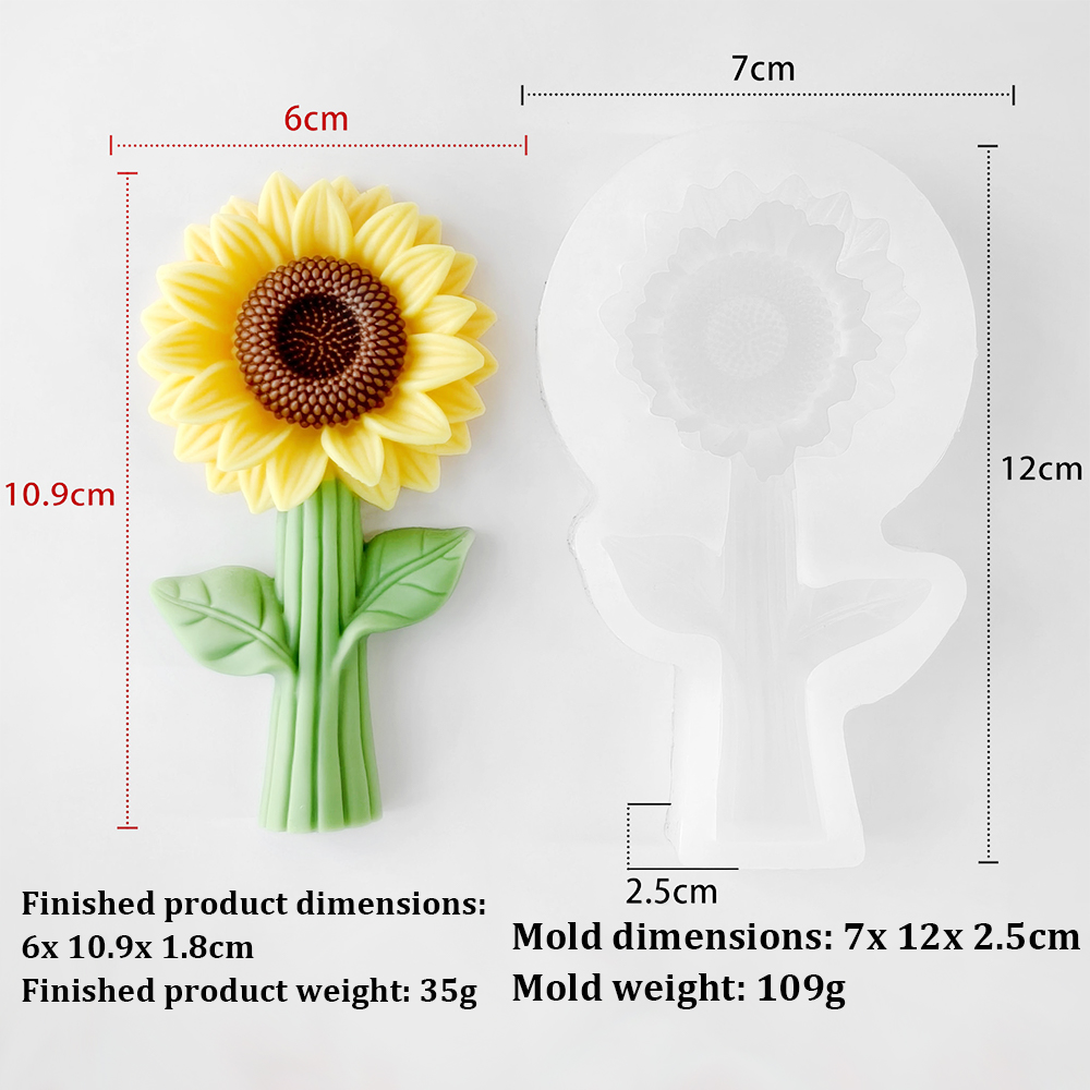 3D Sun Flower Silicone Mold Ar - огляд і ціна Soap Making At Home