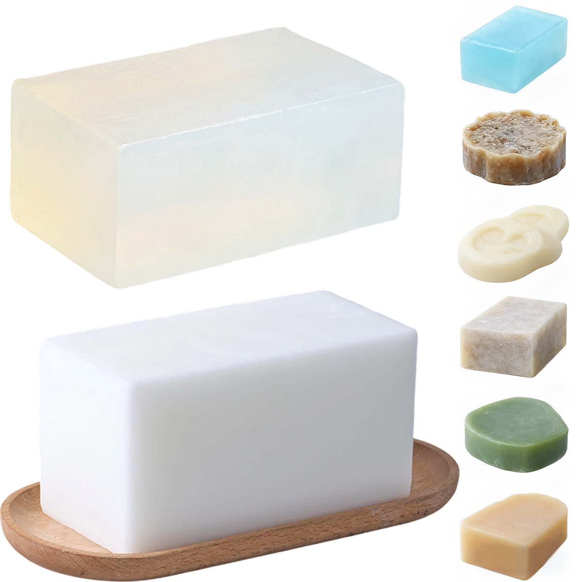1000G Box Clear White Glycerin - огляд і ціна Soap Making Book