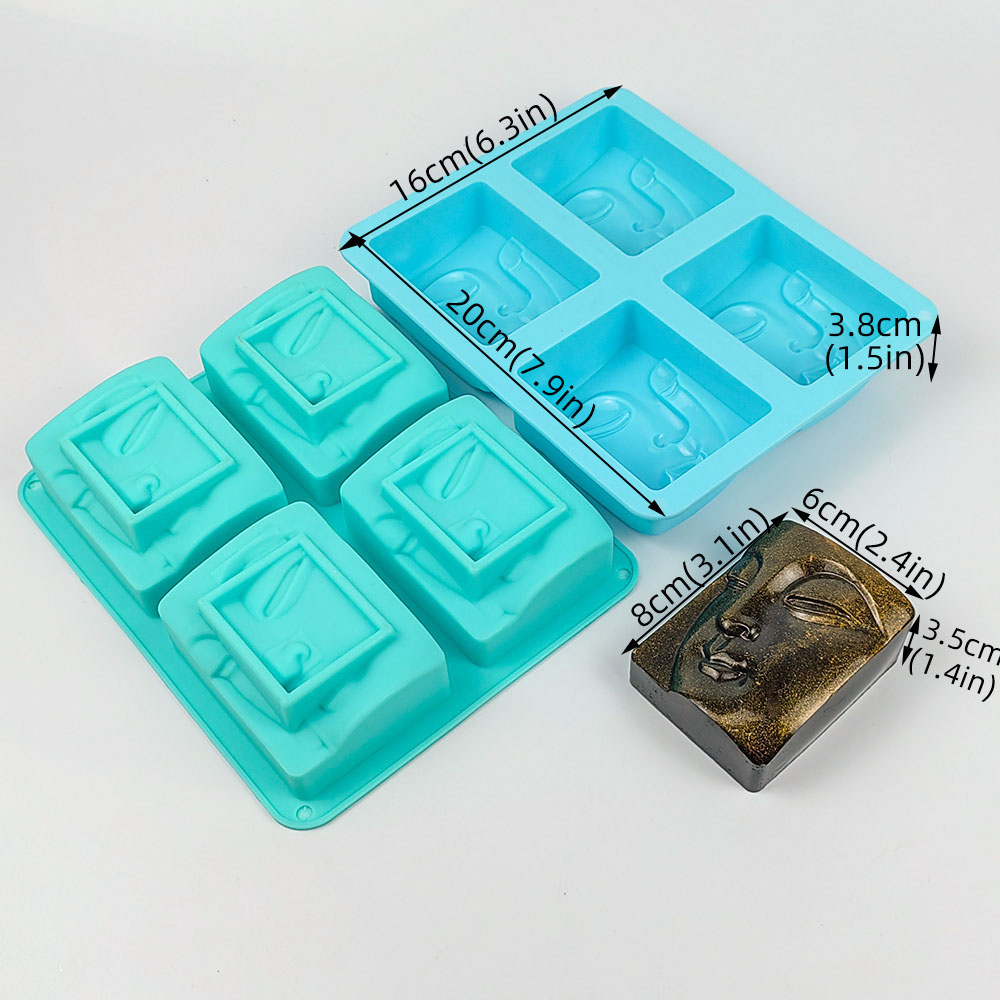 4 Holes Buddha Portrait Soap M - огляд і ціна Soap Making Guide For Beginners