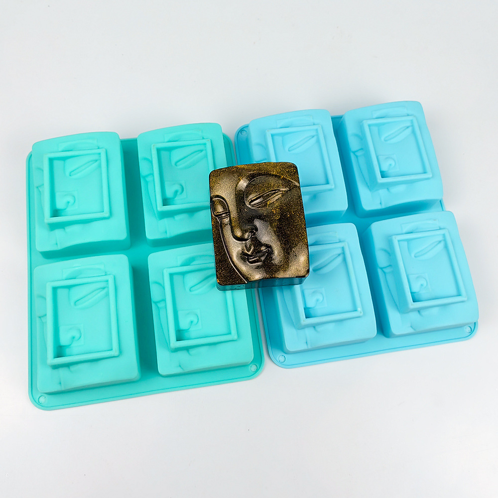 4 Holes Buddha Portrait Soap M - огляд і ціна Soap Making Guide For Beginners