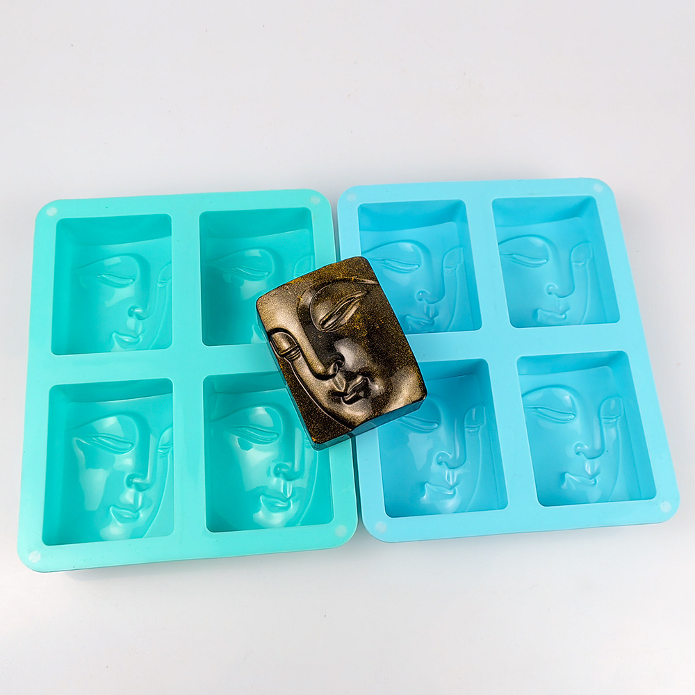 4 Holes Buddha Portrait Soap M - огляд і ціна Soap Making Guide For Beginners